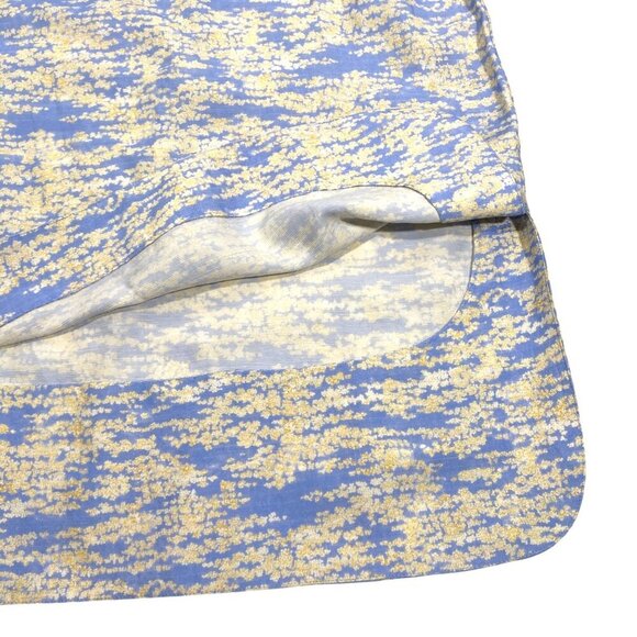 Cos Womens Sleeveless Blue & Yellow Patterned Top US 6 Round Neck shell - Picture 5 of 10